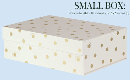 Kate Spade New York Decorative Storage Boxes with Lids, 3 Pack Sturdy Organizer Storage Bins