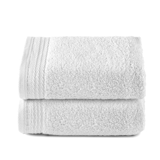 Top Towel - Premium - Large Bath Towels - Bath Towels -2 Hand Towels -50 x 100 cm - 100% Cotton - 600 g - White