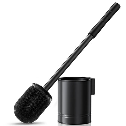 HAMITOR Toilet Brush and Holder Set: Wall-Mounted Toilet Cleaner Brush