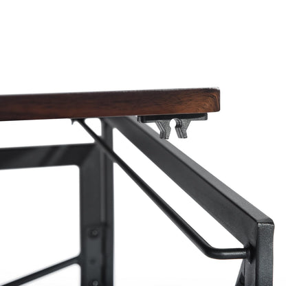 FurnitureR Sewing and Craft Tables, Creative and Efficient Desk, Multifunctional Table with Folding Storage, MDF and Metal Frame