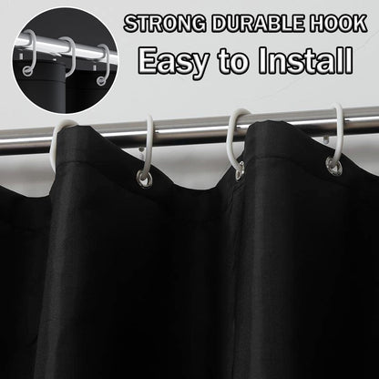 HUIBOHOU Shower Curtain, Mould Proof and Mildew Resistant Washable Bathroom Curtains, Shower Curtain for Bathroom, Bath Curtains with Hooks