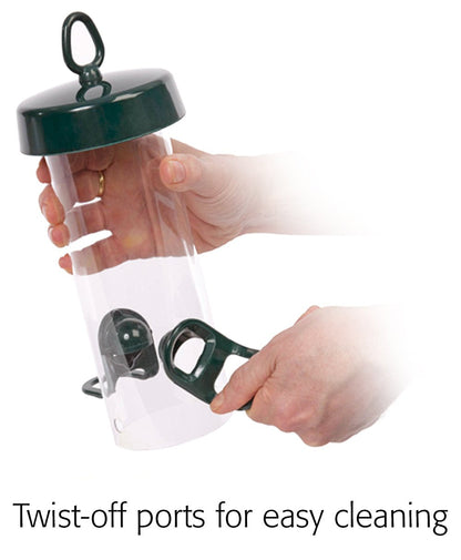 Hanging Bird Feeders for Small Birds - Jacobi Jayne? Bigeasy? Small Seed Bird Feeders for Wild And Garden Birds - Squirrel-Resistant Bird Feeder with