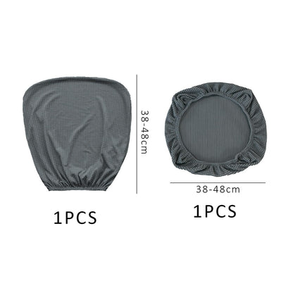 USHXVG 1-Piece Non-Slip Seat Cover, Office Chair Protector Set, Checked Chair Cover, Universal