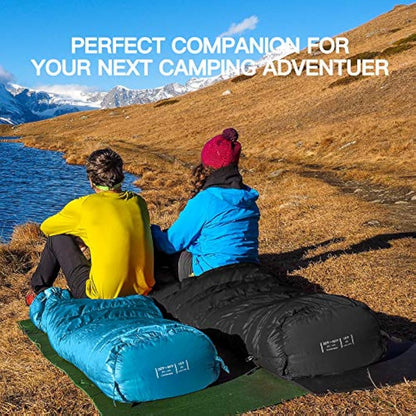 Bessport Sleeping Bag, 4 Seasons 0°C Sleeping Bag, Small Pack Size & Ultralight Outdoor Sleeping Bag, Mummy Sleeping Bag for Camping, Travel, Outdoor and Tent