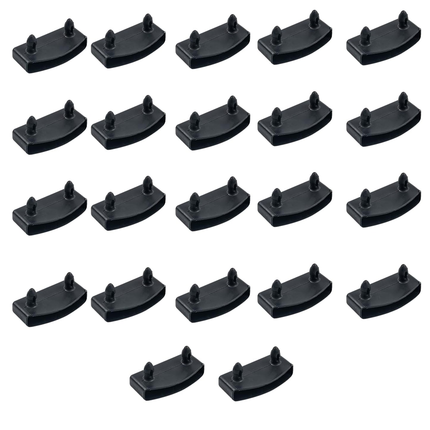 Sgehai 36 Pcs bed slat, replacement bed slat end clip,plastic bed slat holders caps 55mm,24 ends and 12 center,for double/single bed and king size