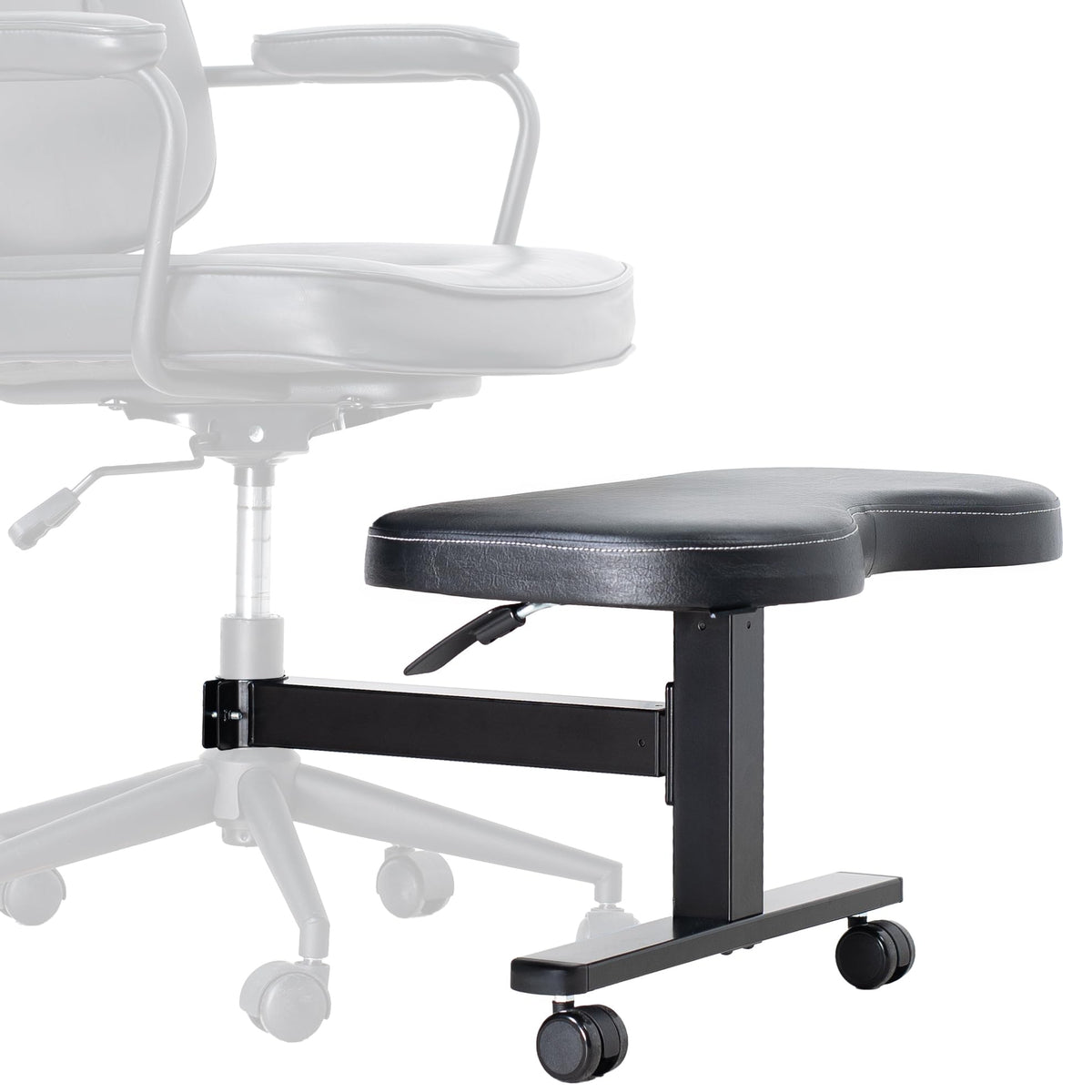 VIVO Black Retrofit Footrest for Office Chair, Chair-REST1