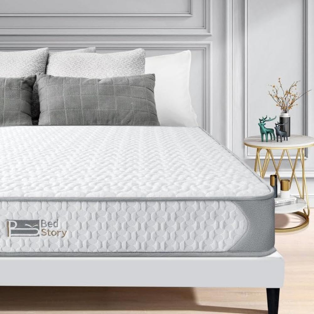BedStory Single Mattress, 3FT Spring Mattress with Breathable Foam, Durable Spring Mattress- Medium Firm Feel