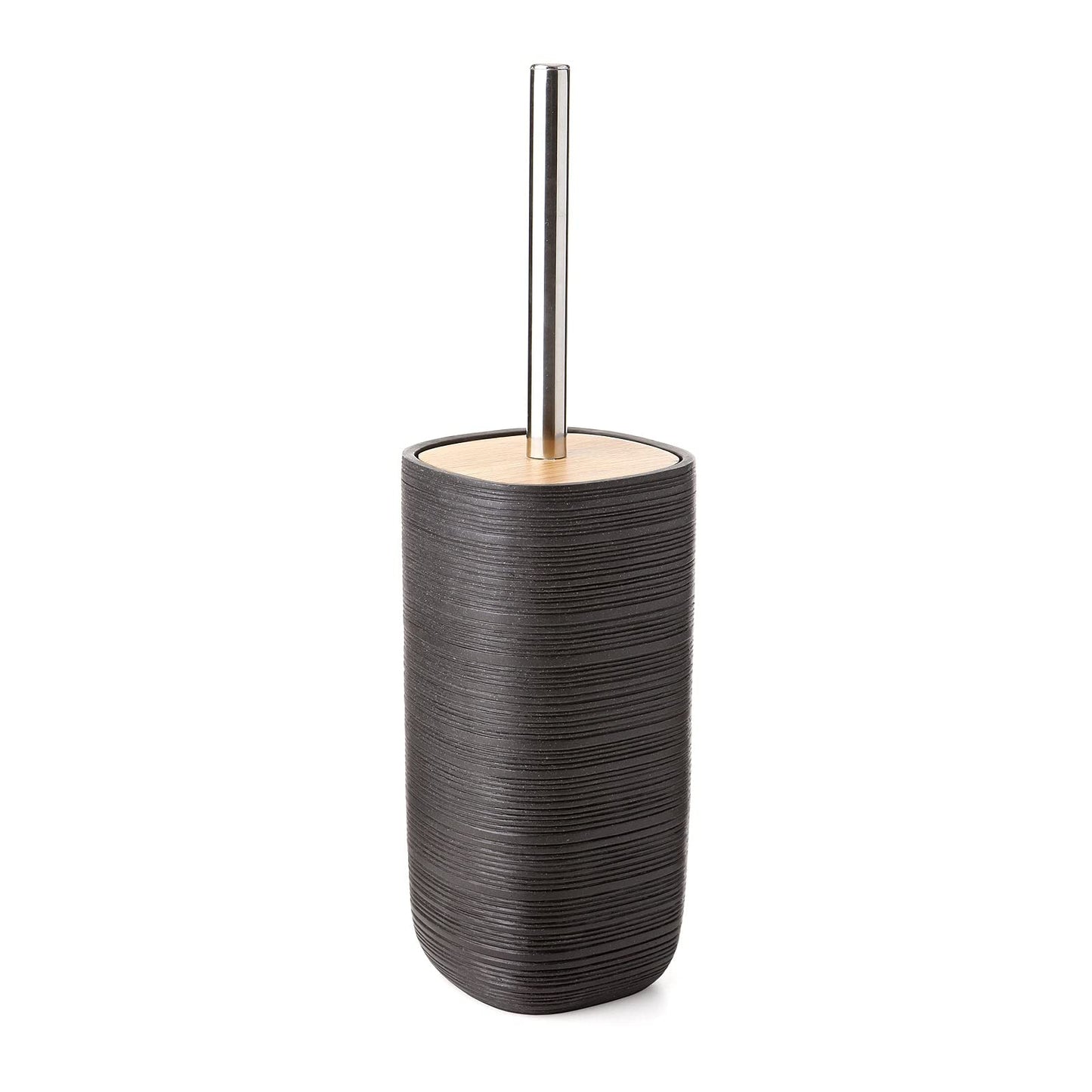 Tatay Bambu Collection Toilet Brush, Polyresin, Black, One Size
