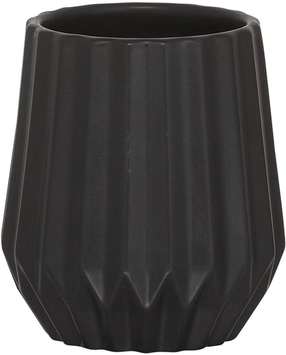 Sealskin Arte Tumbler, Ceramic, Black, 9.1 x 10 x 9.1 cm