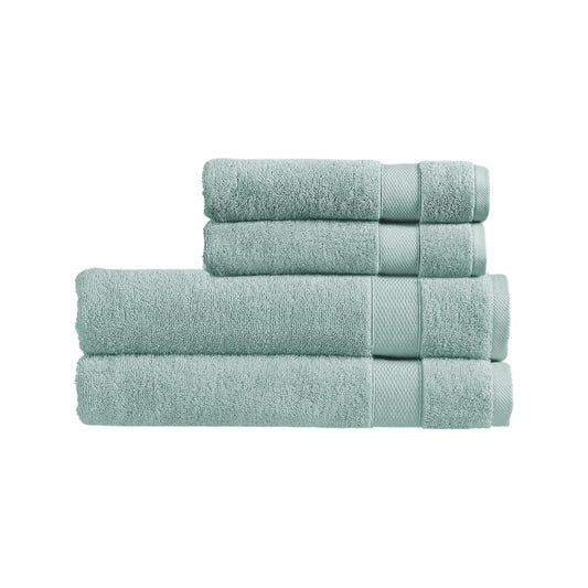 Christy Refresh Bath Towel Set | Set of 4 | 2 Bath Sheets 2 Hand Towels | Quick Dry | Gentle Pastel Tones | Soft Absorbent Bathroom Towels | 100%