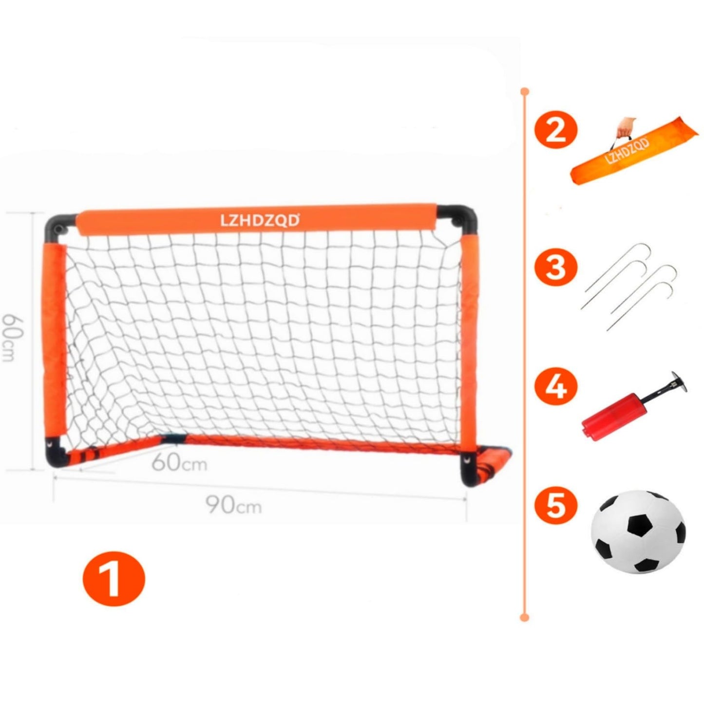 LZHDZQD Football Goal, Goal Posts For Kids, Toddler football goal, Kids Football Goals for the Garden/Indoor/Outdoors, Children Toy Gifts for