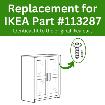 Spare Hardware Parts Replacement for IKEA Furniture Euro Screw with Neck CXN Screw (113287)