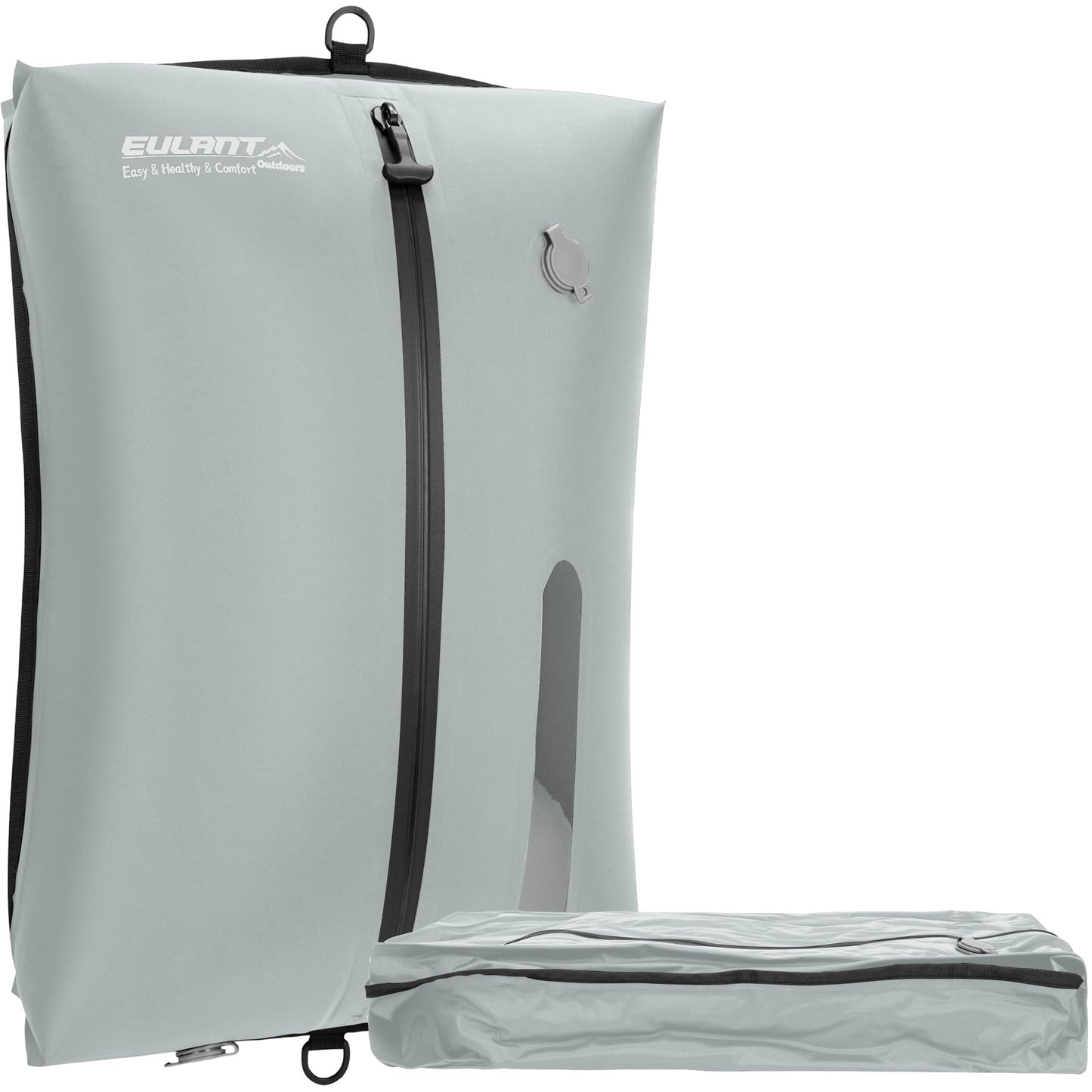 EULANT Vacuum Storage Bags for Travel, Reusable Vacuum Zipper Sealer Bag for Clothes