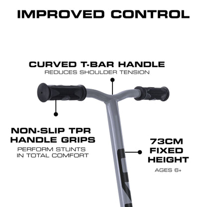 EVO Viper Stunt Scooter for Kids and Teens | Freestyle Trick Scooter with 360? Spin, TPR Handle Grips, Triple Bolt Clamp | Pro, Intermediate &