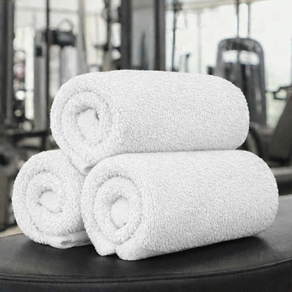 Symphony Flannel Face Cloth Ultra Gentle Face Towels for Sensitive Skin-Reusable Facial Cleansing Washcloths for Unisex Adult Spa Gym Sport Beauty