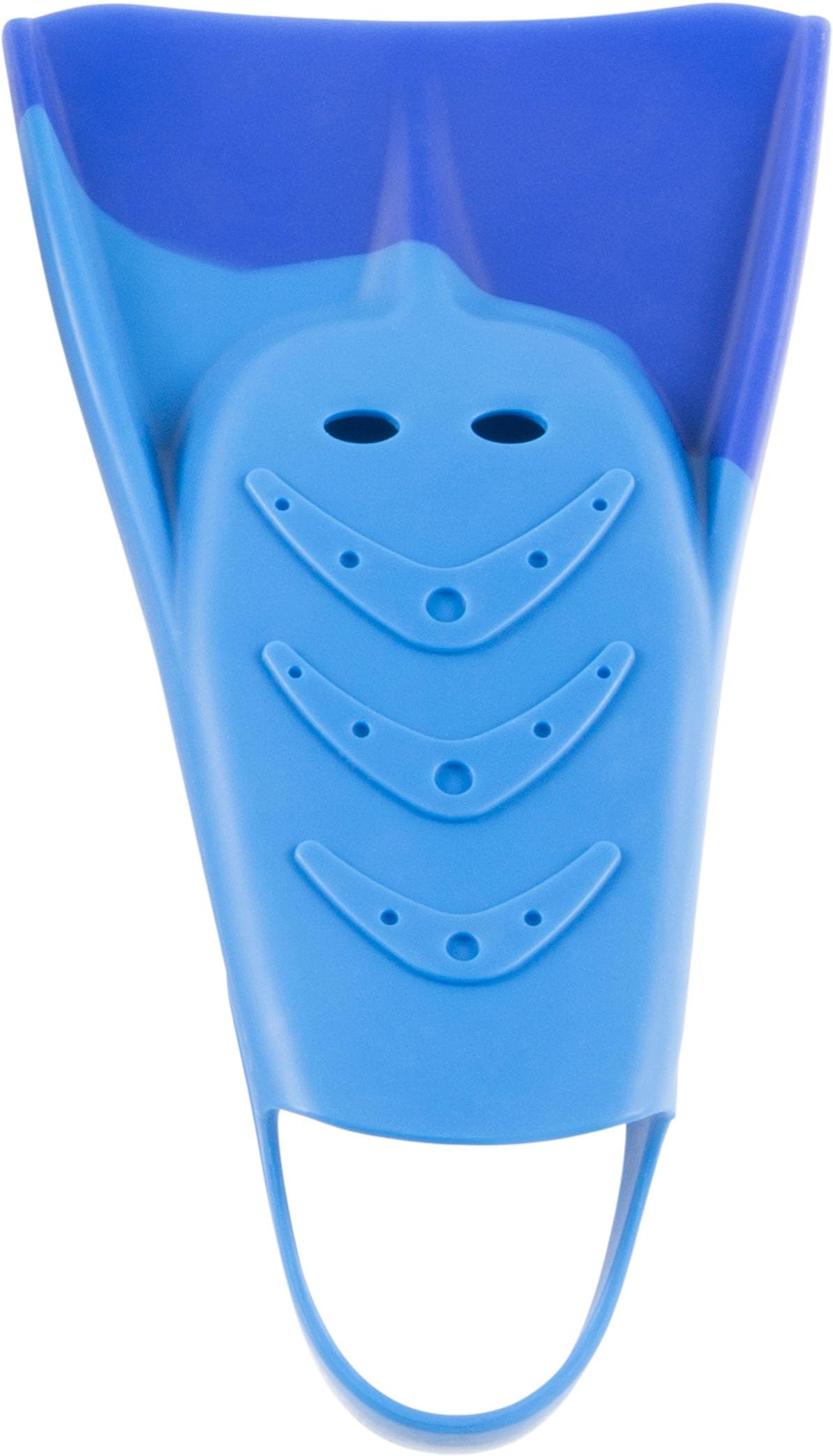 CRESSI Adult Swim Fins - Flexible Silicone for Comfortable and Durable Use, Blue/Azure, 35/38 - Pura: Designed in Italy