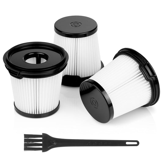 3Pack IW Series Post-Motor Filters for Shark Detect Pro Cordless Auto-Empty System Ultra-Lightweight Anti Hair Wrap Vacuum Cleaner IW1511UK IW3510UK