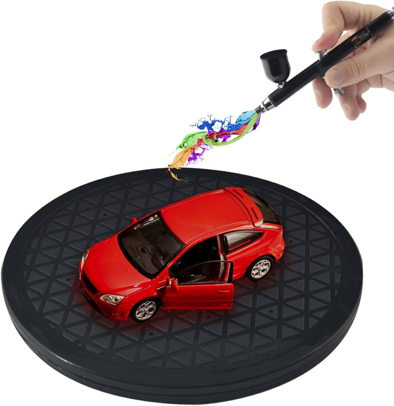 ABEST 12" Heavy Duty 360° Rotating Swivel Stand Turntable with Steel Ball Bearings for Art Craft, Airbrushing, Painting, Flat Panel TVs, Laptops