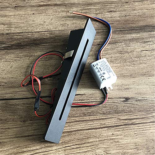 LED Recessed Stair Light Step Light 220V Wall lamp Corner Decoration Lamp Hallway Lamp 2PCS (Warm White, White)