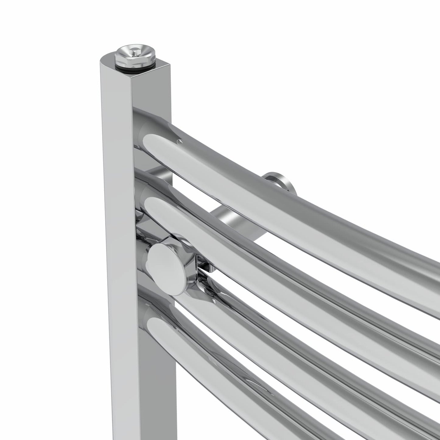 Warmehaus Curved Heated Towel Rail Chrome Radiator 1600x500mm