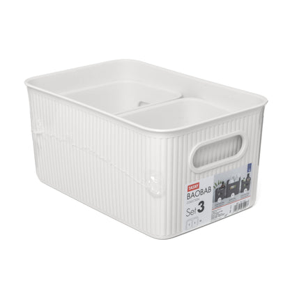 TATAY Storage Basket Baobab 18.7x27.8x13.3 cm Compact Versatile Design