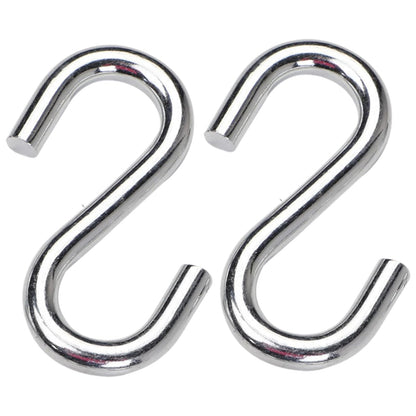 UEKPDM 304 Stainless Steel 3 - Inch S Hooks, Industrial Grade Utility Hooks for Hammock and Swing, 2 Packs