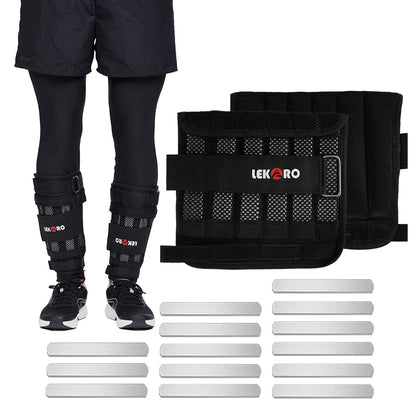 Wrist Arm Weights, Adjustable Wrist Weights, Removable Wrist Ankle Weights for Men Women, for Fitness, Walking, Jogging, Workout, Running, 1Pair 2
