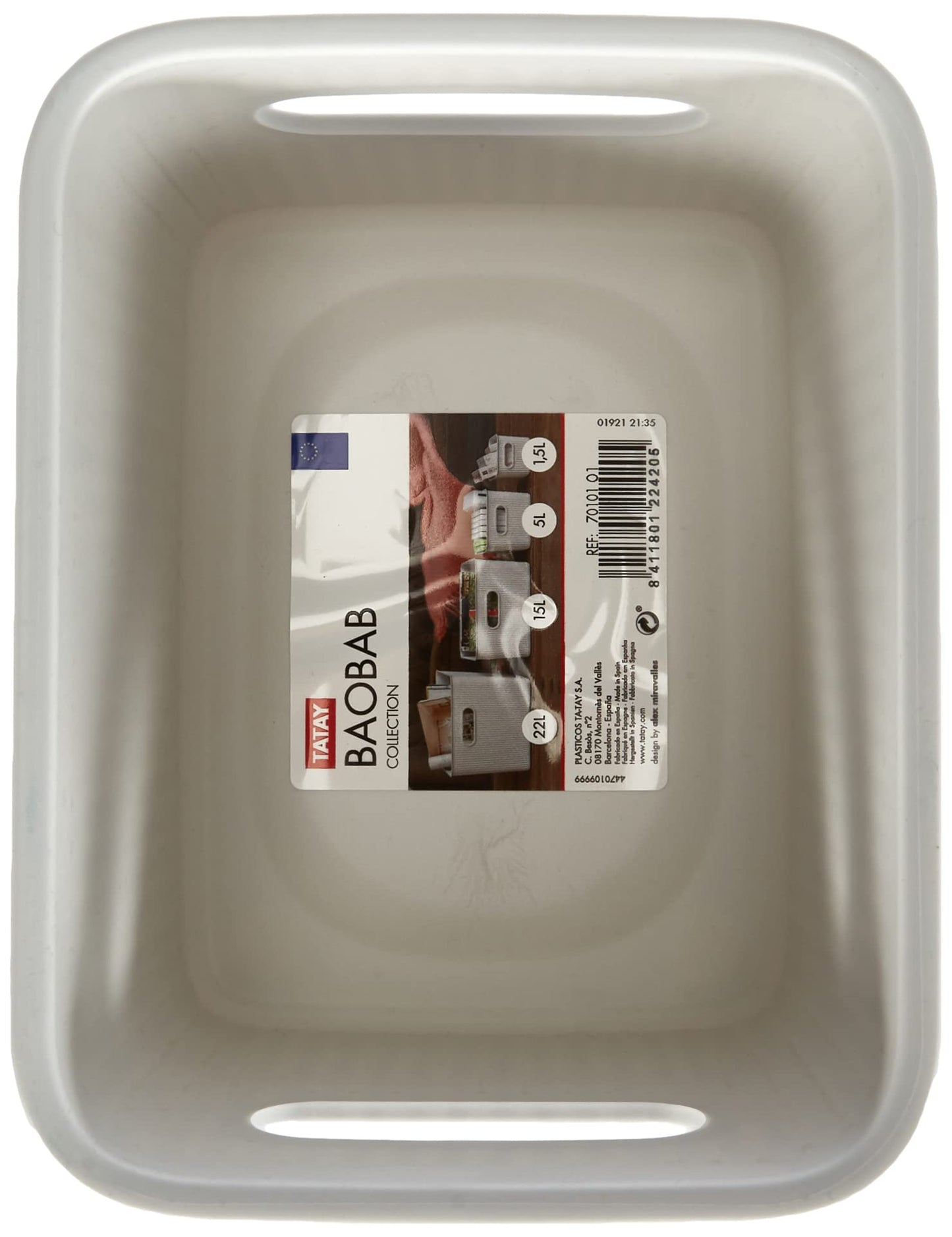 TATAY Storage Basket Baobab BPA-Free Compact Versatile Design