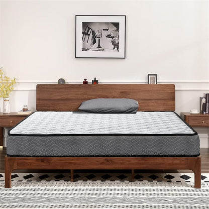 Good Nite Small Double Mattress 4FT Memory Foam Spring Breathable and Medium-Firm Feel Hybrid Mattress Fireproof Fabric Soft and Skin-Friendly 120 x