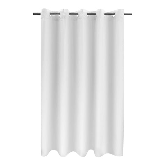 River Dream Fabric Shower Curtain No Hooks Needed - TPU Water Proof & No Required Liner, 3-in-1 Hotel Shower Curtain for Bathroom, 2 Bottom Magnets &