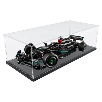 Nynelly 3mm Thick Acrylic Display Case for Lego F1 Cars for Lego Ferrari Mercedes McLaren F1 Model Cars