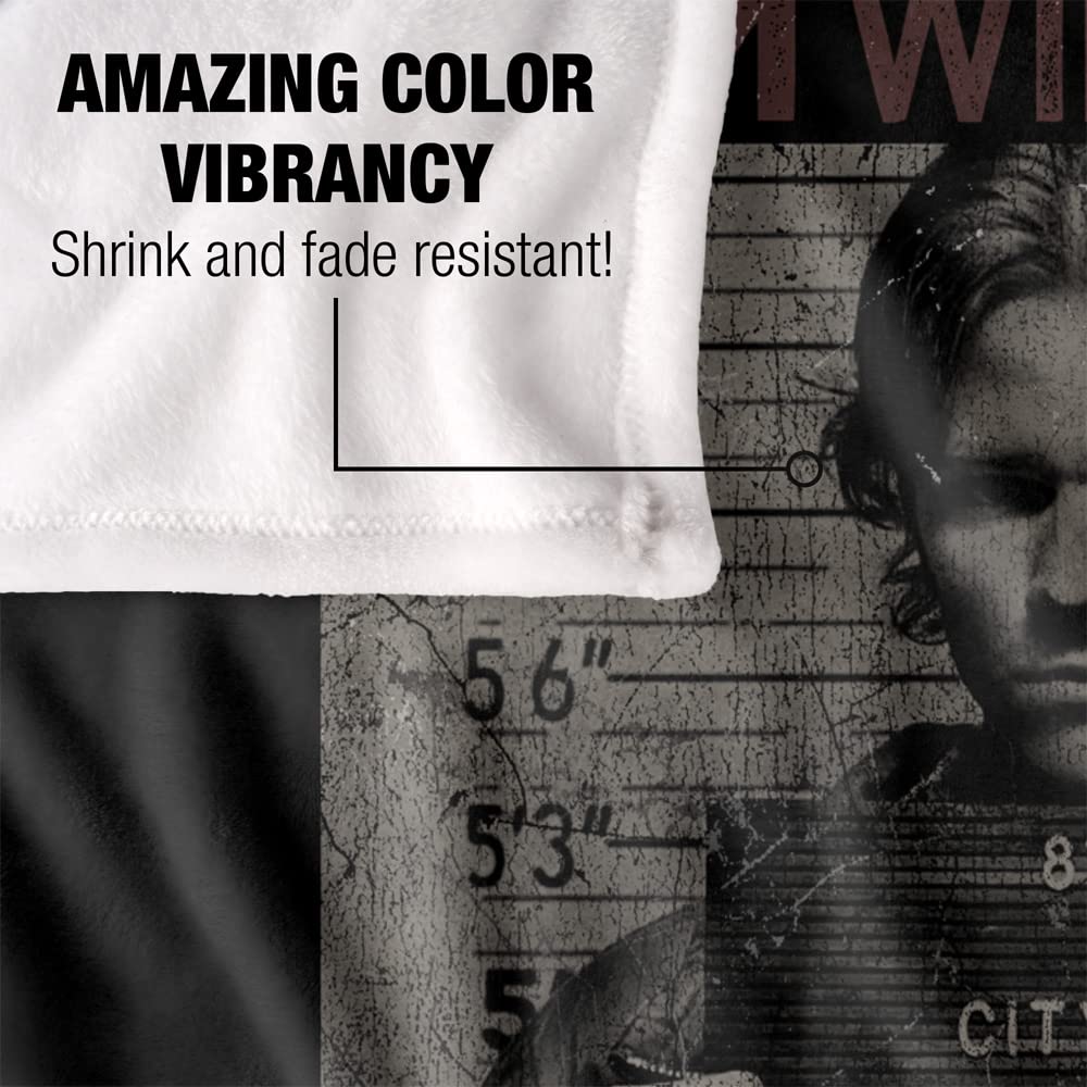 SUPERNATURAL Sam Mug Shot Officially Licensed Silky Touch Super Soft Throw Blanket 152 x 127 cm