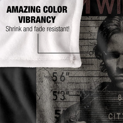SUPERNATURAL Sam Mug Shot Officially Licensed Silky Touch Super Soft Throw Blanket 152 x 127 cm