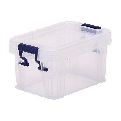 Bankers Box Storage Box 0.2L (20 Pack) - BPA-Free, Stackable Plastic Organizer with Clip-Lock Lid