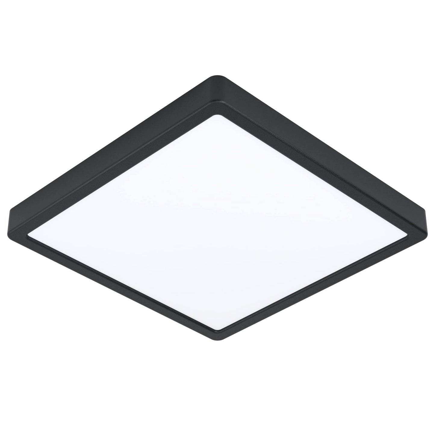 Eglo LED Outdoor Ceiling Light Argolis 2, Outside Light for Wall and Ceiling, Porch Lighting Made of Black Metal and White Plastic, Exterior lamp Warm