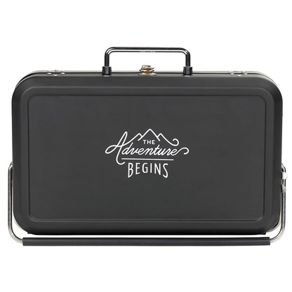 Gentleman's Hardware Small Suitcase Style BBQ Black