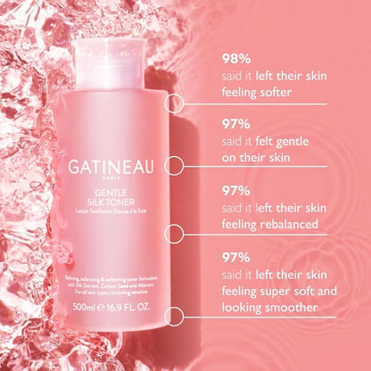 Gatineau - Gentle Silk Toner, Alcohol-Free Refreshing & Softening Facial Toner, for All Skin Types (500ml)