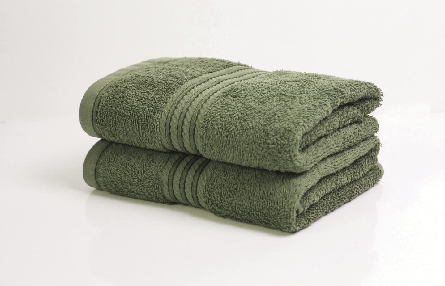 Bentley Priory Linens Hand Towels (2 PACK) for Bathroom Supreme Range 500GSM Super Soft Egyptian Hotel Collection 100% Cotton Pack of 2 Absorbent and