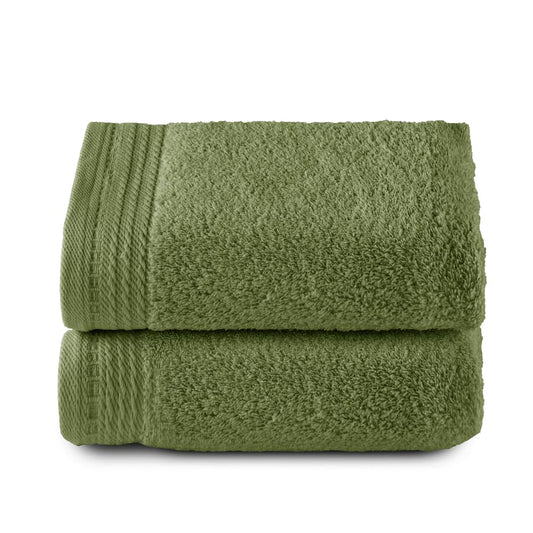 RIZO Top Towel ? Set of 2 Hand Towels ? Bath Towels ? 100% Combed Cotton ? 600 g/m2 ? Size 100 x 50 cm ? Sheet