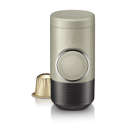 WACACO Minipresso NS2, Portable Espresso Maker Compatible with *Nespresso*Original Capsules and Compatibles, Manually Operated, 18 Bar Small Handheld