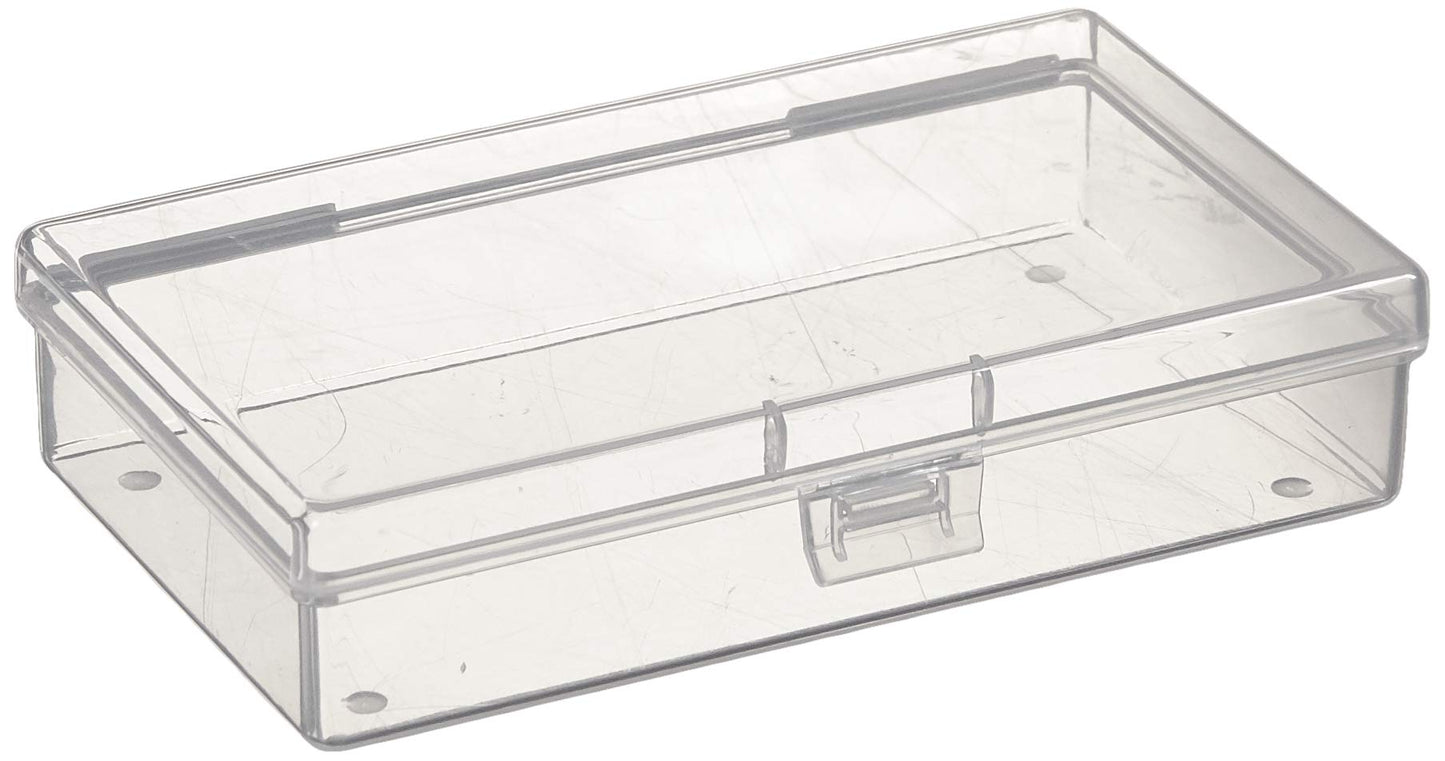 Goodma 7 Pieces Mixed Sizes Rectangular Clear Plastic Storage Box