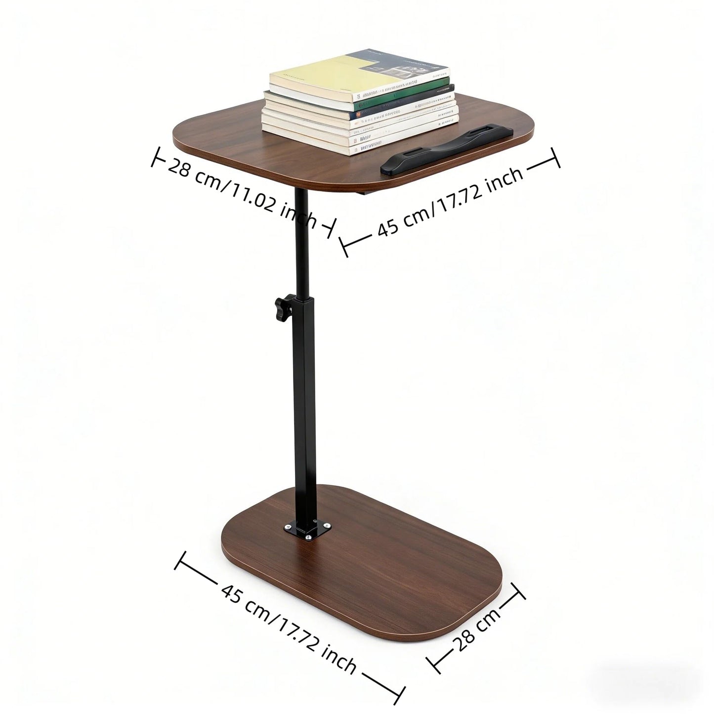 SFHKZCM C Shaped Side Table Adjustable Sofa Table Space Saving Design Stylish and Sturdy Versatile Functionality Easy Assembly Small Side Tables for