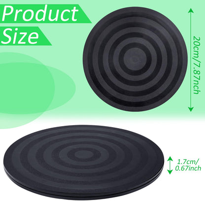 Cinvo Turntable Rotating Caster Spinner Non Skid Lazy Susan Heavy Duty 360˚ Rotating Swivel Stand for Model Base/Potted Plants/TV/Monitors/Craft