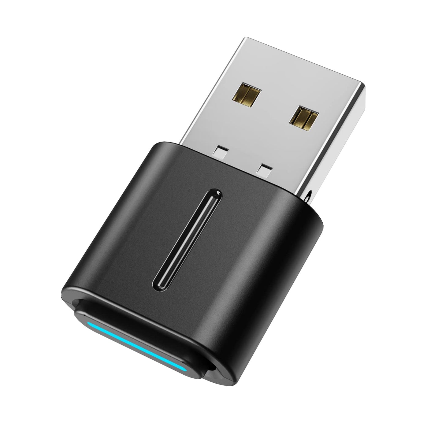 Smof USB Bluetooth Audio 5.2 Adapter for PS5, PS4, Mac, USB-C Wireless Audio Transmitter with aptX LL/aptX HD/aptX Adaptive, Plug & Play, Compatible