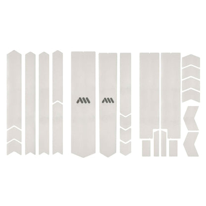 All Mountain Style AMS High Impact Frame Guard Total ? Protects your bike from scratches and dings, Clear/Silver