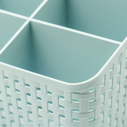 Fai Top 5 Grid Plastic Storage Basket Blue