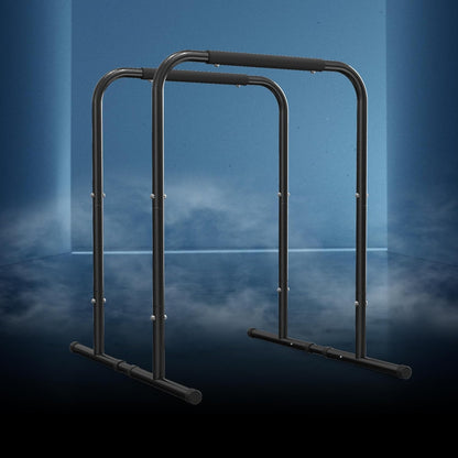 leikefitness Pull Up Dip Station Strength Training Dip Stands Station Tricep Dips Push-Ups For Home Gym (AB1102)