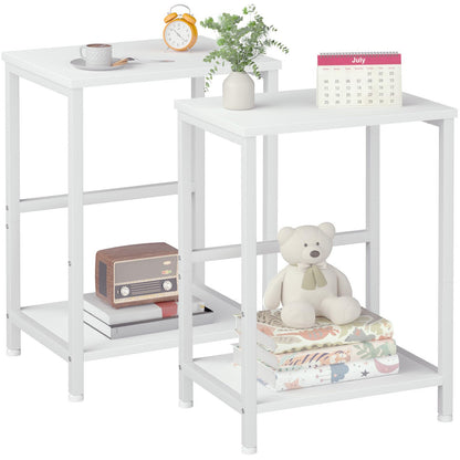 AMHANCIBLE Side Tables Set of 2, Bedside Tables, Coffee Table living room