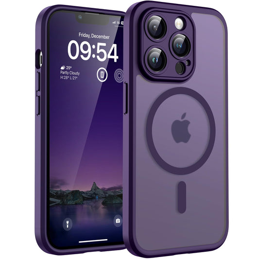 TOCOL Magnetic for iPhone 13 Pro Max Case 6.7-Inch, Fit for MagSafe, Upgraded [Full Camera Protection], [14FT Military Grade Drop Tested] Shockproof