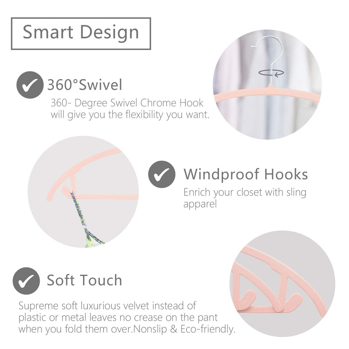 Premium Velvet Hangers (Pack of 50) Heavyduty- Non Slip No Shoulder Bump Suit Hangers